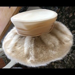 Fancy Peter Bettley hat with faux fur!